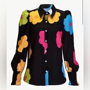 Floral Patterned Women's Top